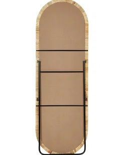 Stående spejl MONTOT 150 cm Rattan Naturlig