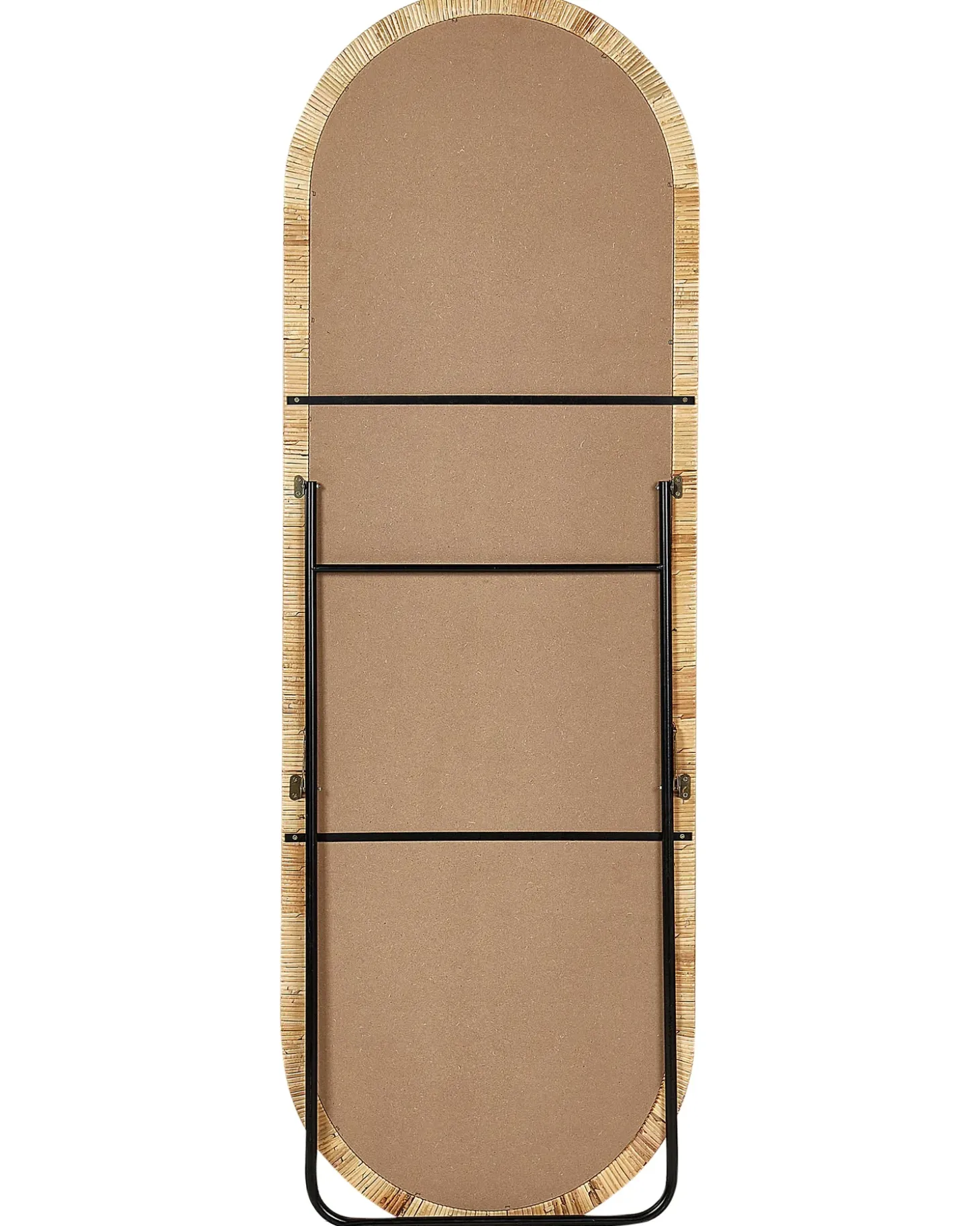 Stående spejl MONTOT 150 cm Rattan Naturlig