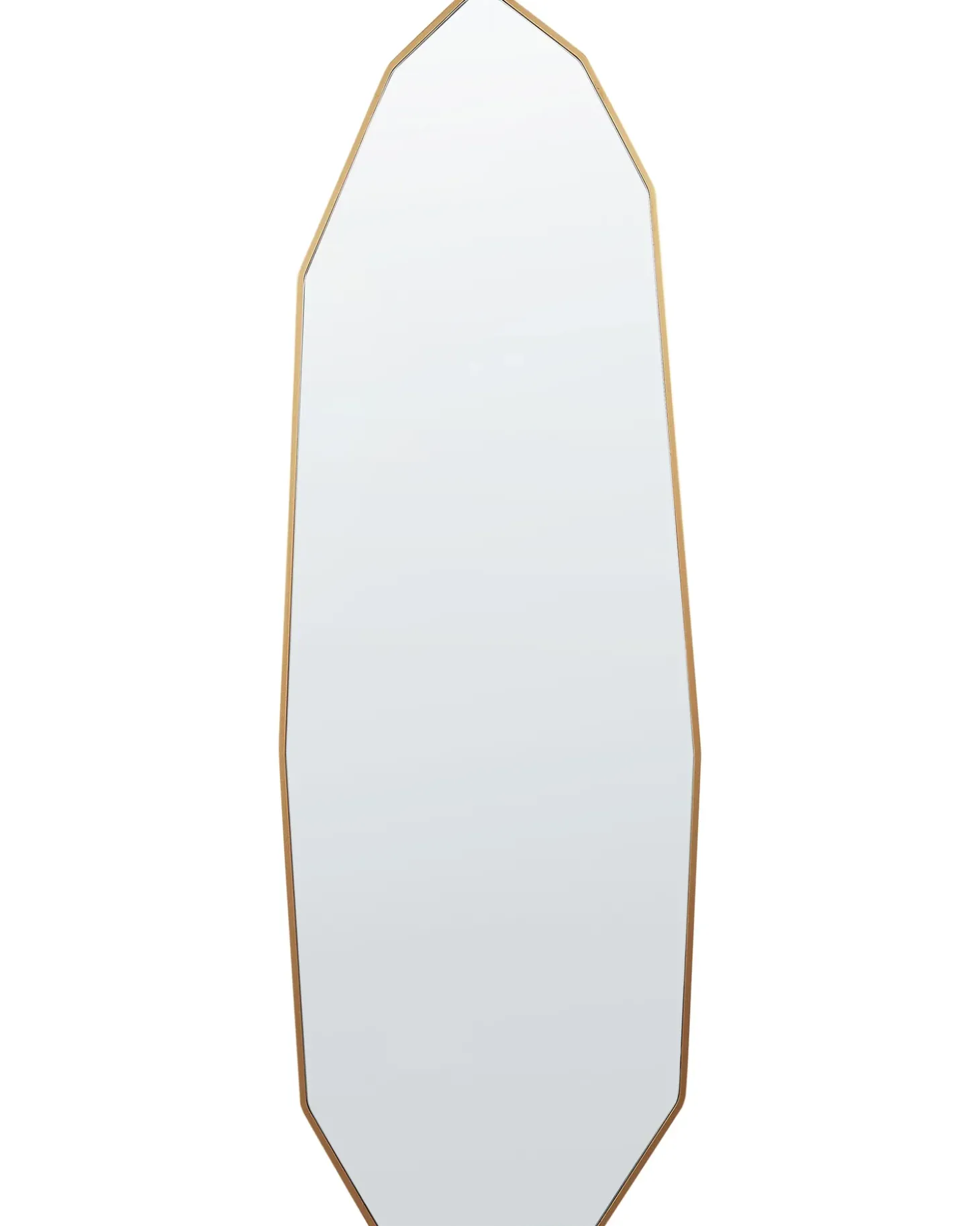 Stående spejl TARTAS 165 cm Metal Guld