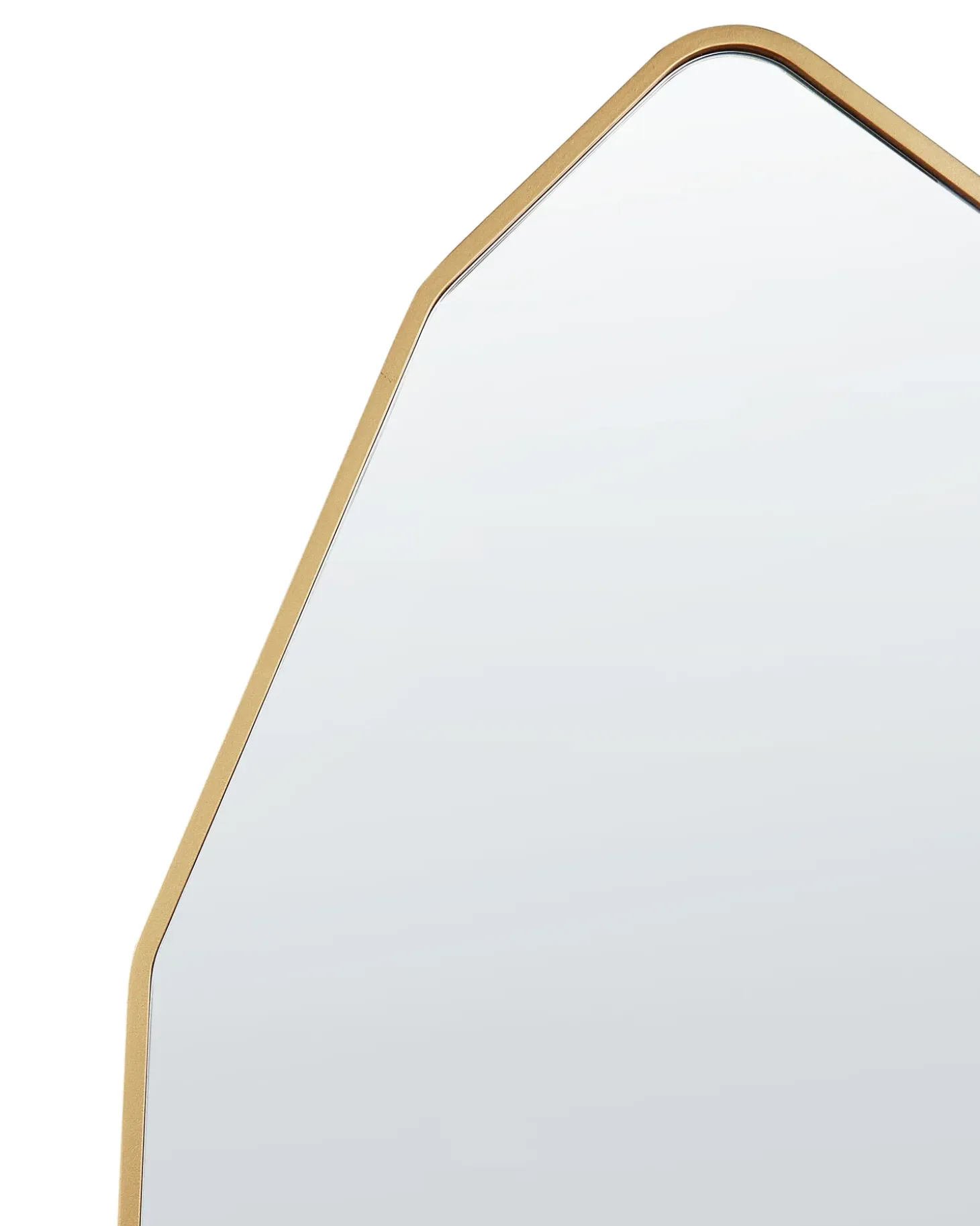 Stående spejl TARTAS 165 cm Metal Guld