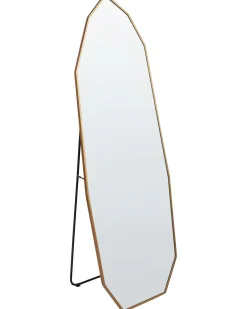 Stående spejl TARTAS 165 cm Metal Guld