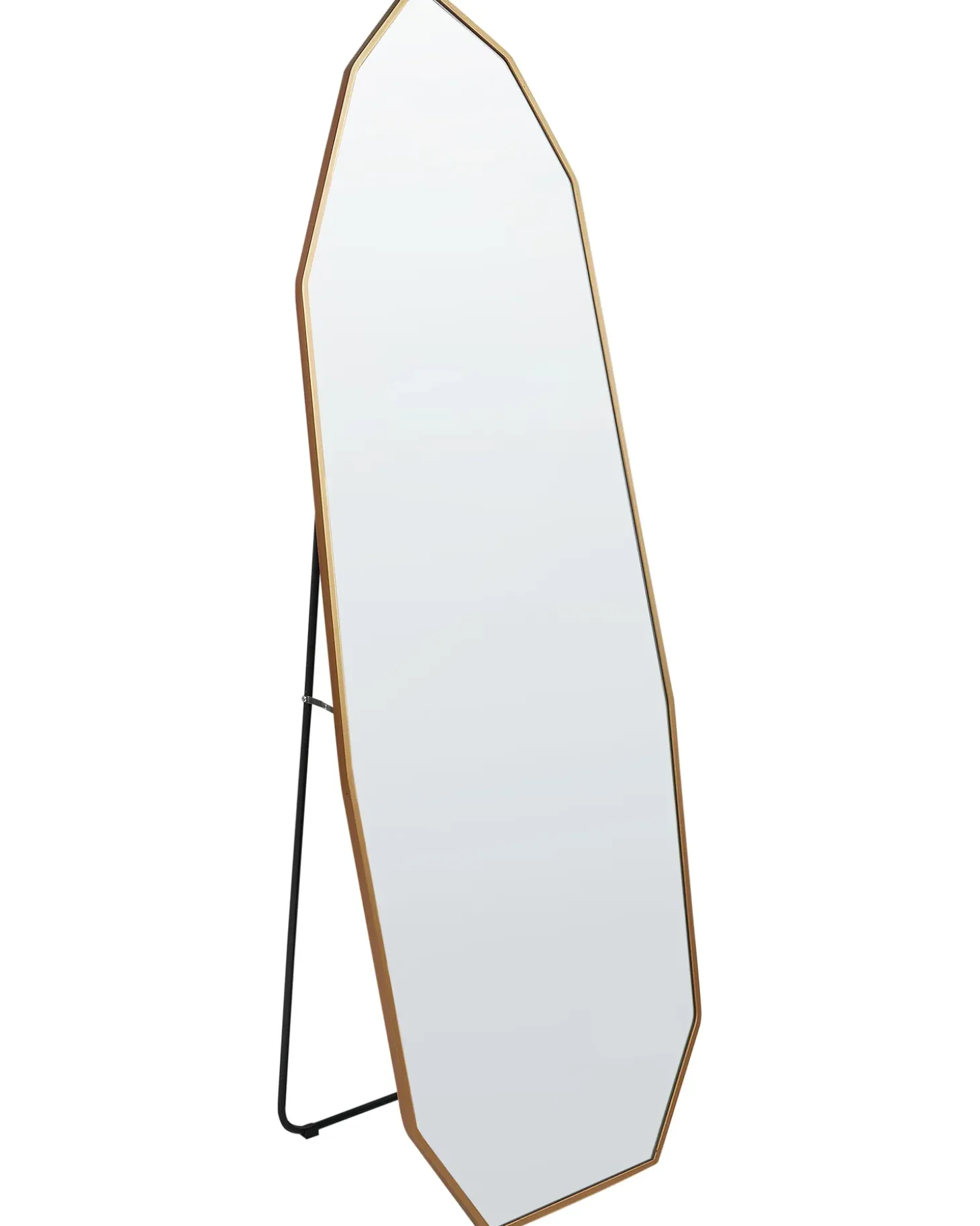 Stående spejl TARTAS 165 cm Metal Guld