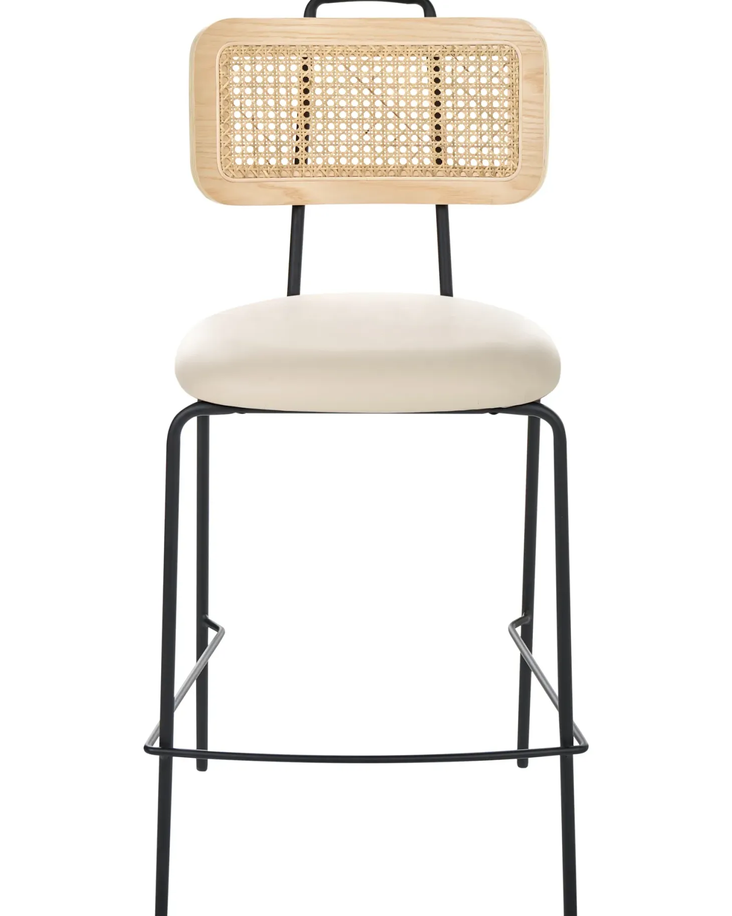 Sæt med 2 barstole ADELANTO Lys Beige