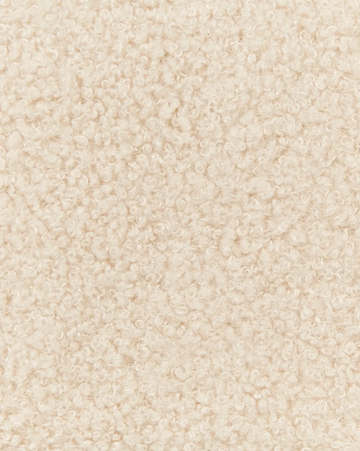 Sæt med 2 barstole ALLISON Boucle Lys Beige