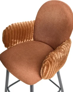 Sæt med 2 barstole AMITY Brun