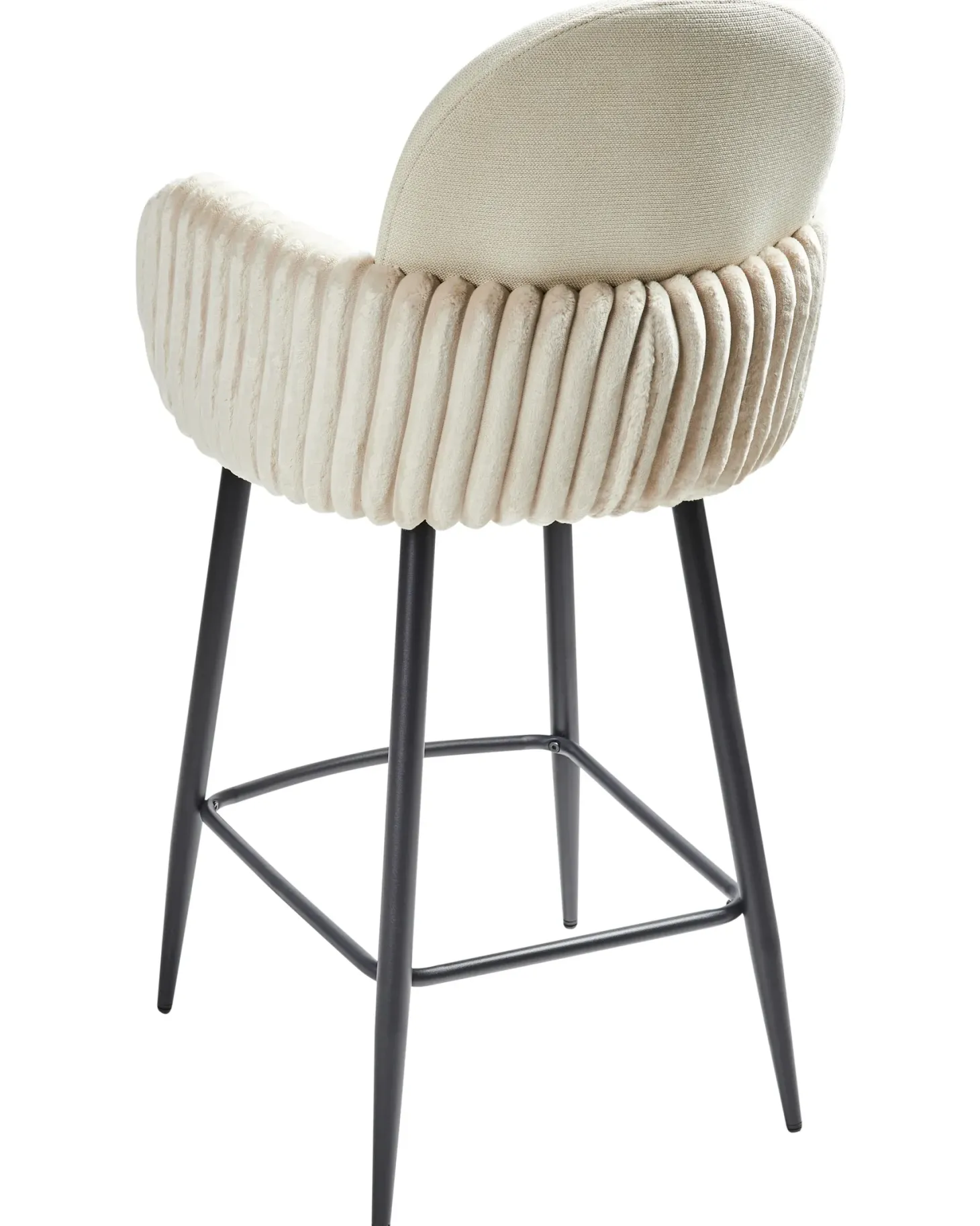 Sæt med 2 barstole AMITY Lys Beige