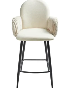Sæt med 2 barstole AMITY Lys Beige