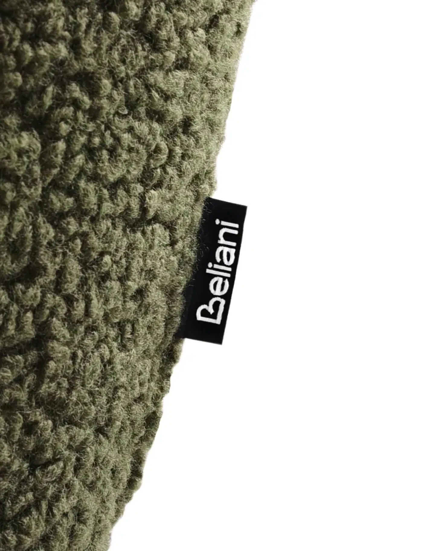 Sæt med 2 barstole CASMALIA Boucle Mørkegrøn