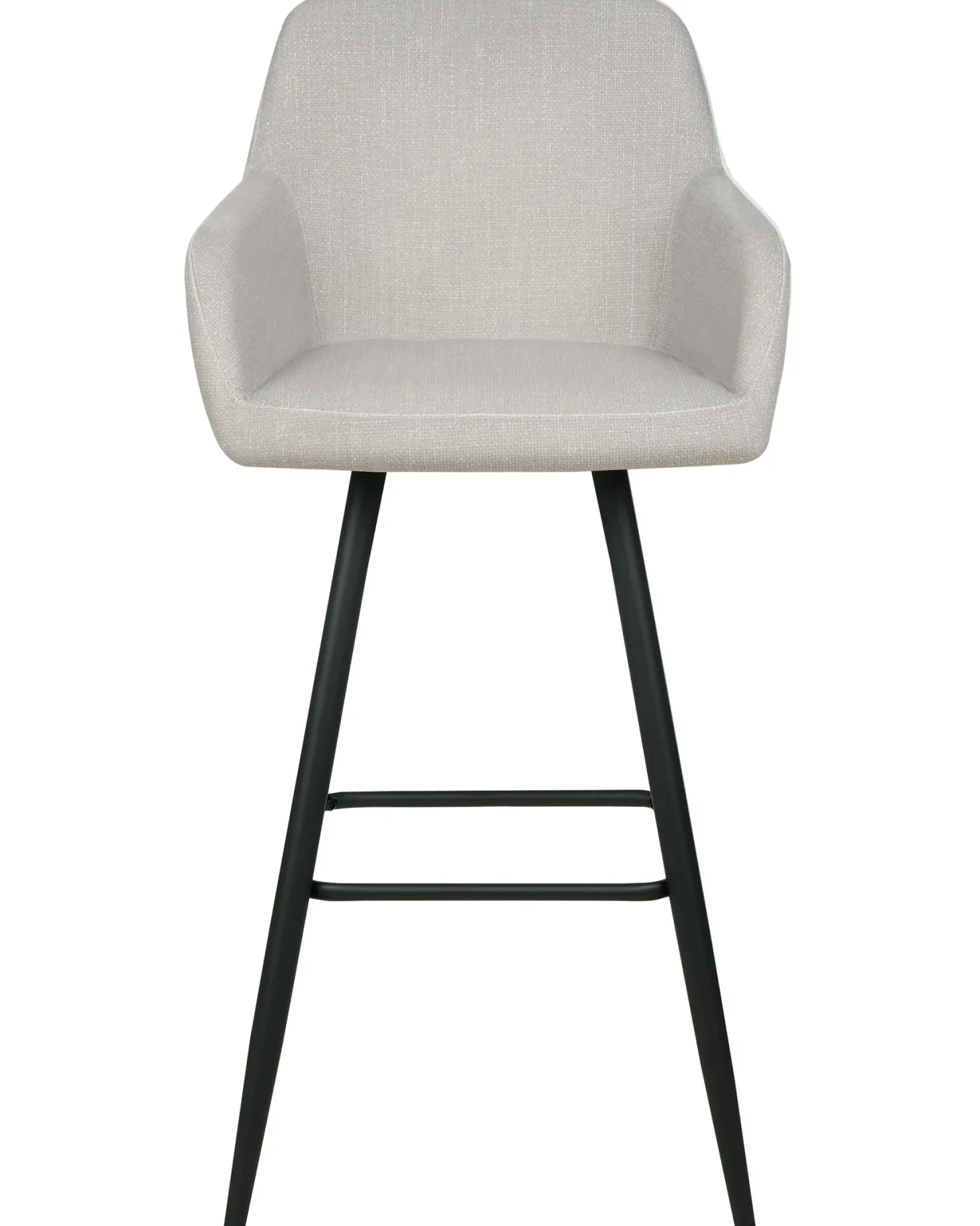 Sæt med 2 barstole CASMALIA Velour Brungrå