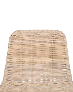 Sæt med 2 barstole CASSITA Rattan Naturlig