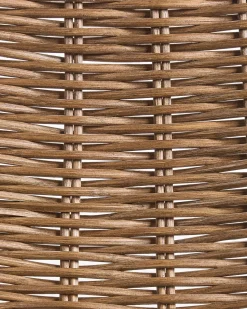 Sæt med 2 barstole CASSITA Rattan Brun