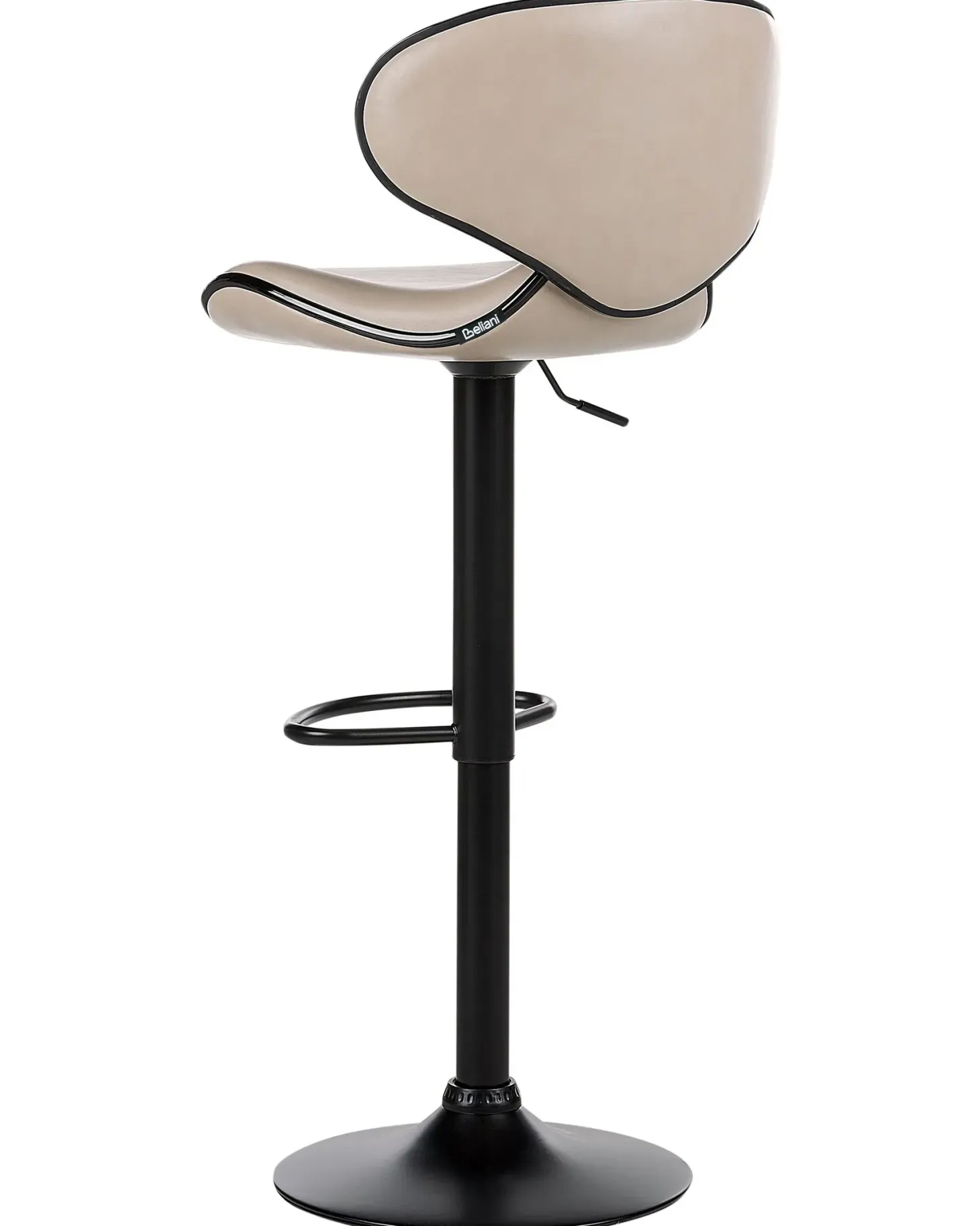 Sæt med 2 barstole CONWAY Kunstlæder Lys Beige
