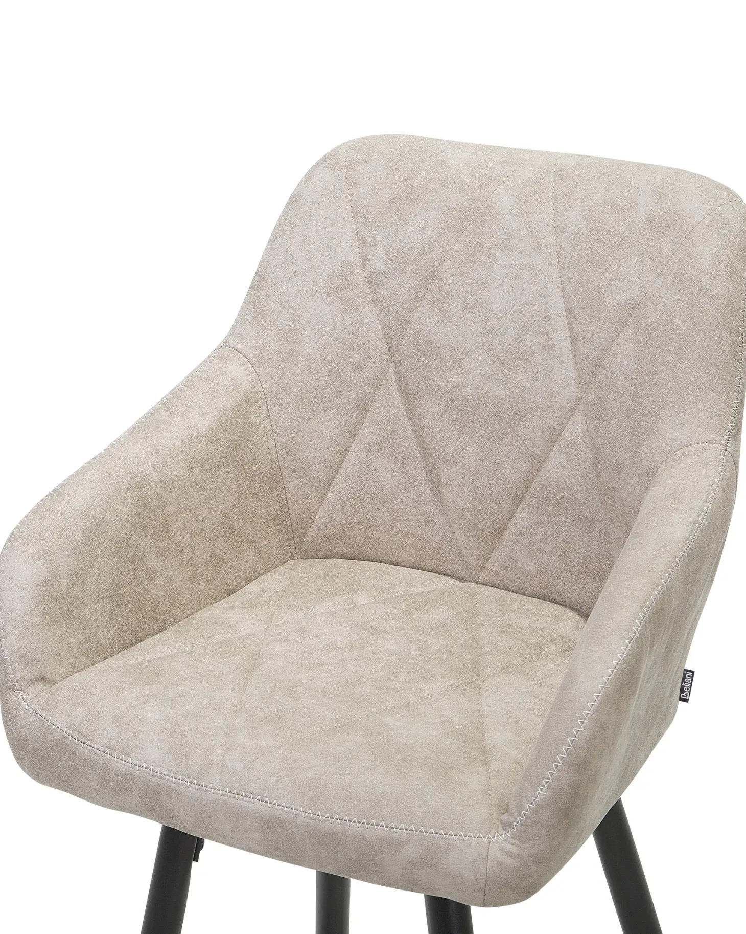 Sæt med 2 barstole DARIEN Beige
