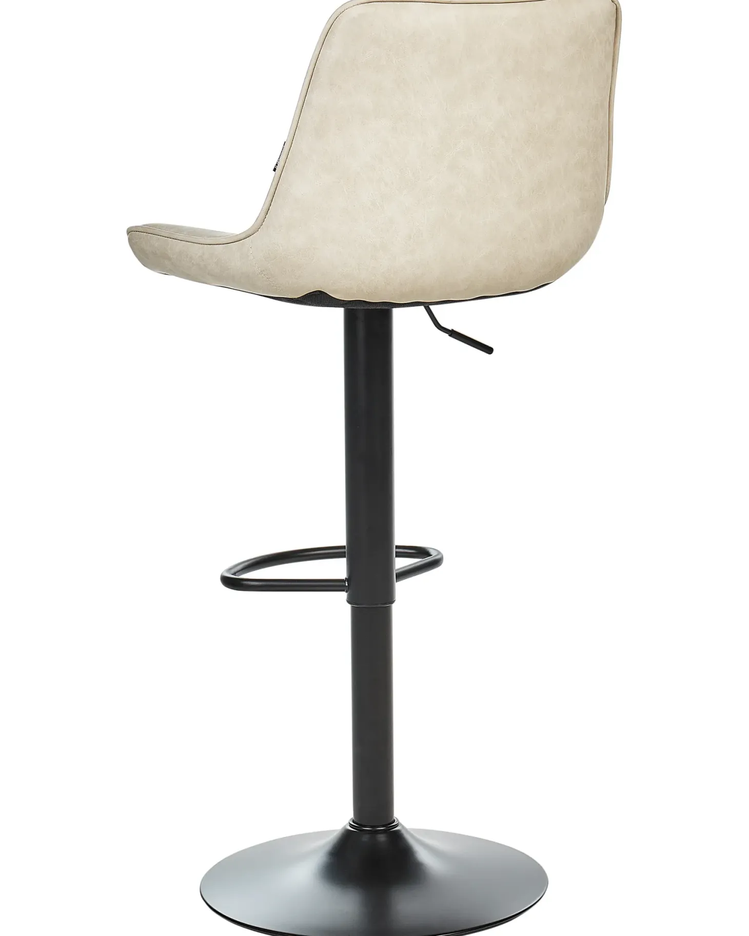 Sæt med 2 barstole DUBROVNIK Kunstlæder Lys Beige