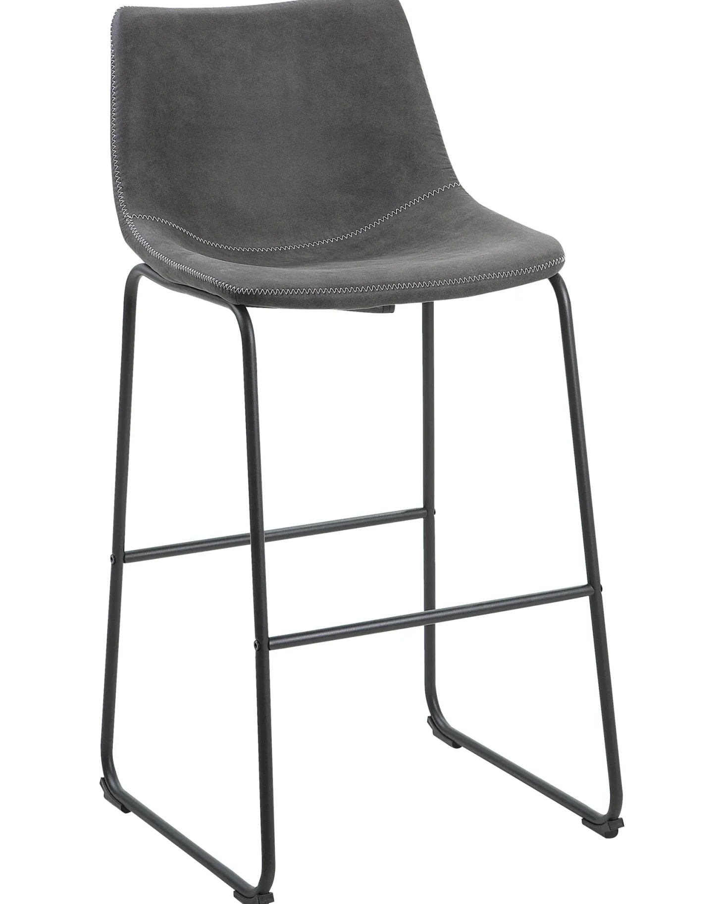 Sæt med 2 barstole FRANKS Grå