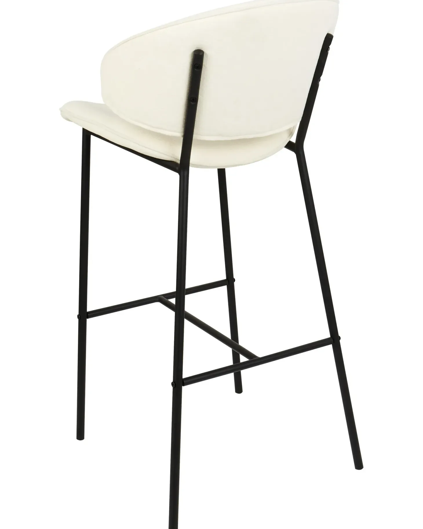 Sæt med 2 barstole KIANA Lys Beige