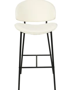 Sæt med 2 barstole KIANA Lys Beige