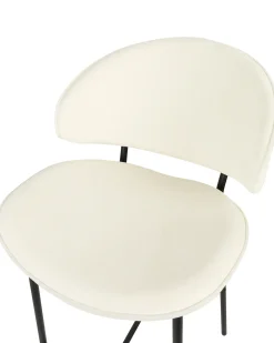 Sæt med 2 barstole KIANA Lys Beige