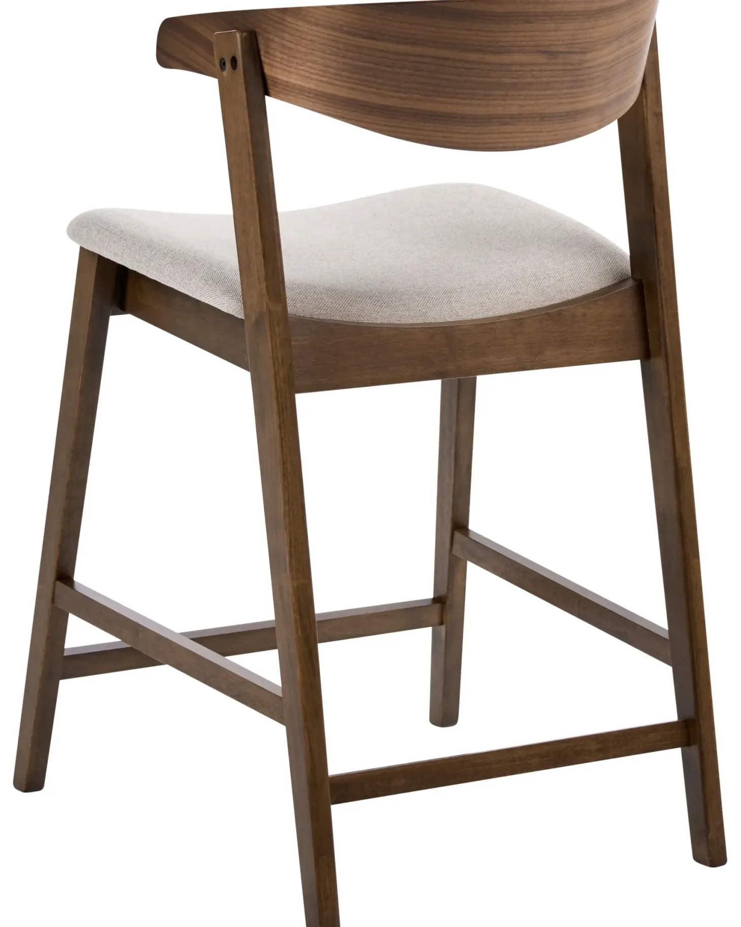 Sæt med 2 barstole LILLY Brun/beige