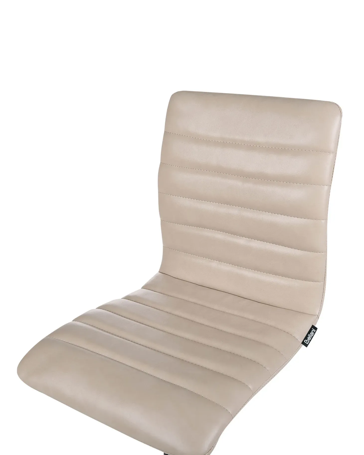 Sæt med 2 barstole LUCERNE Kunstlæder Lys Beige