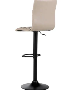 Sæt med 2 barstole LUCERNE Kunstlæder Lys Beige