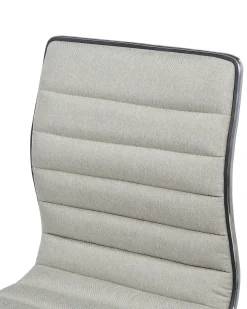 Sæt med 2 barstole LUCERNE Lys Beige