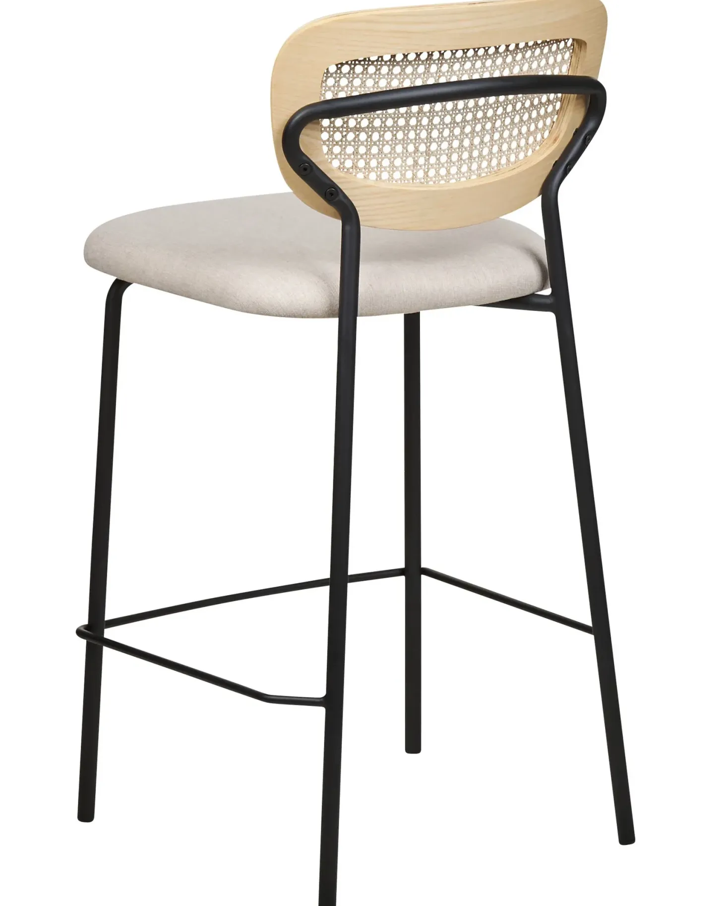 Sæt med 2 barstole MAYETTA Rattan Lys Beige