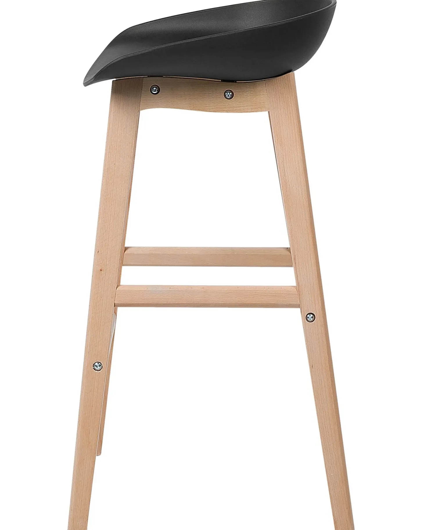 Sæt med 2 barstole MICCO Sort