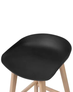 Sæt med 2 barstole MICCO Sort