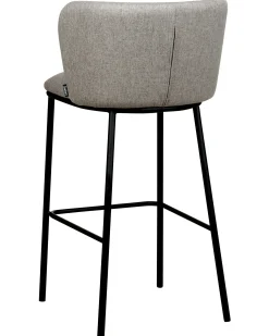 Sæt med 2 barstole MINA Grå