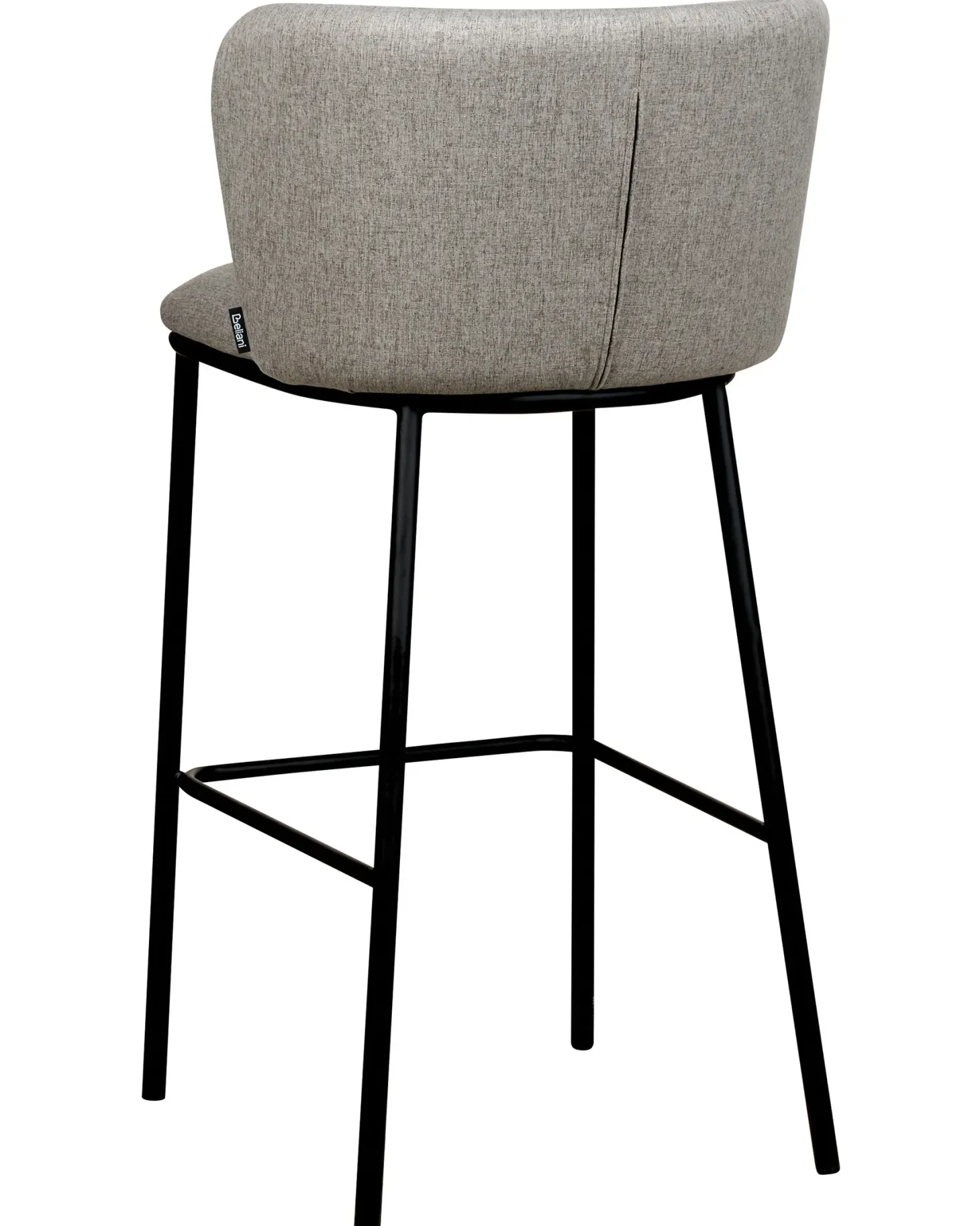 Sæt med 2 barstole MINA Grå