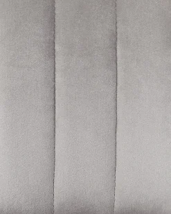 Sæt med 2 barstole SANILAC Velour Lysegrå