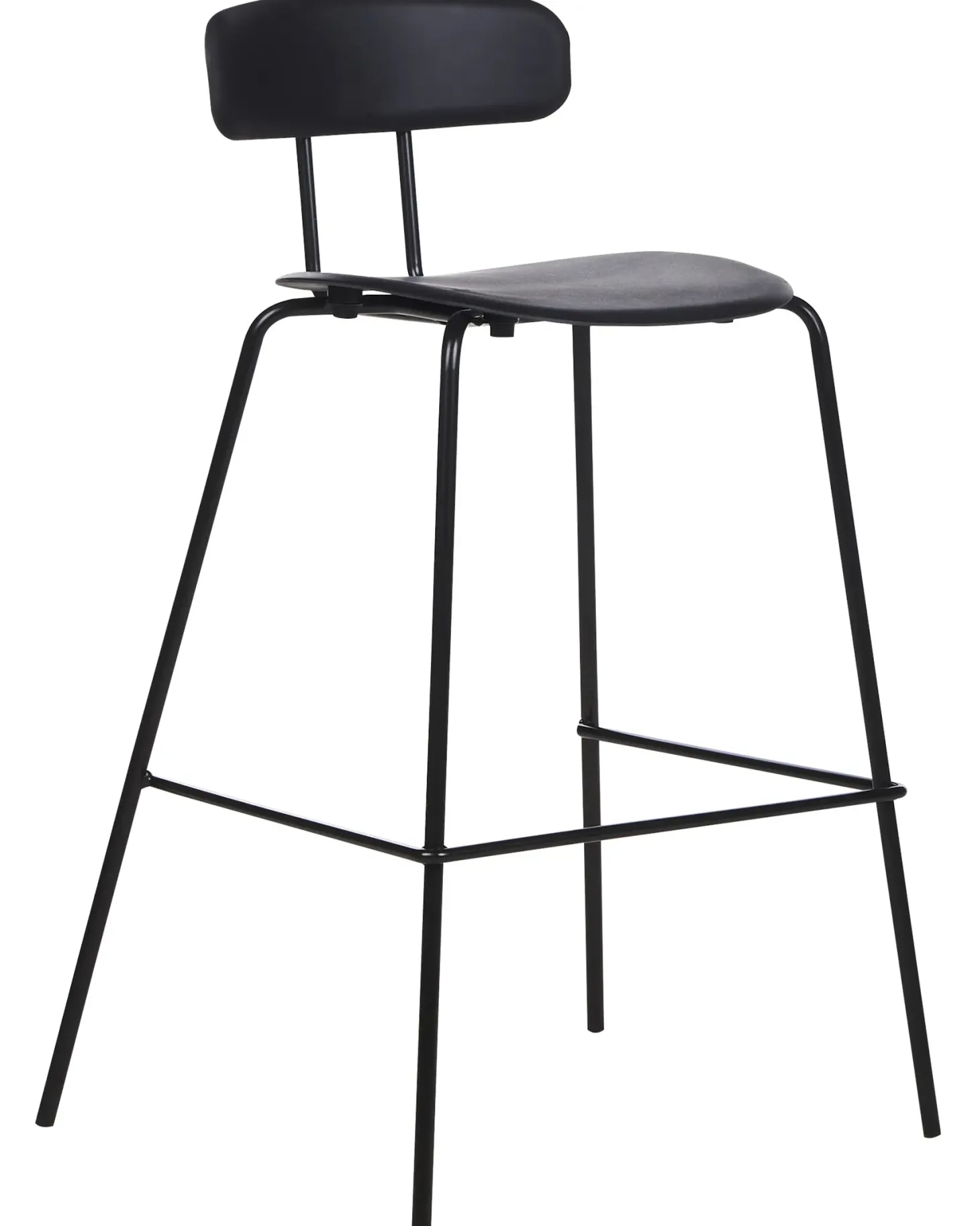 Sæt med 2 barstole SIBLEY Sort