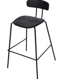 Sæt med 2 barstole SIBLEY Sort