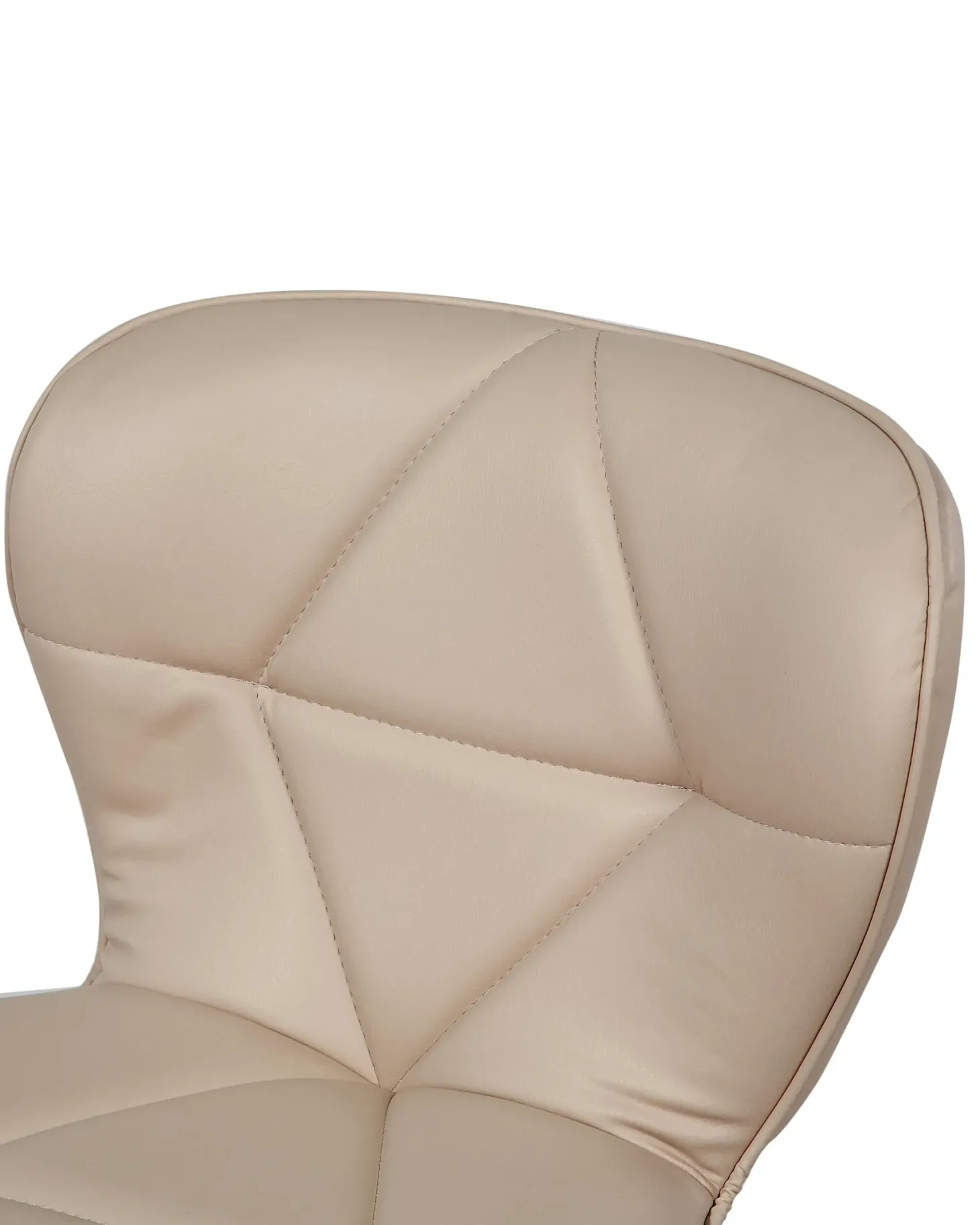 Sæt med 2 barstole VALETTA Kunstlæder Lys Beige