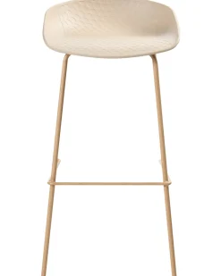 Sæt med 4 barstole VENLO Beige