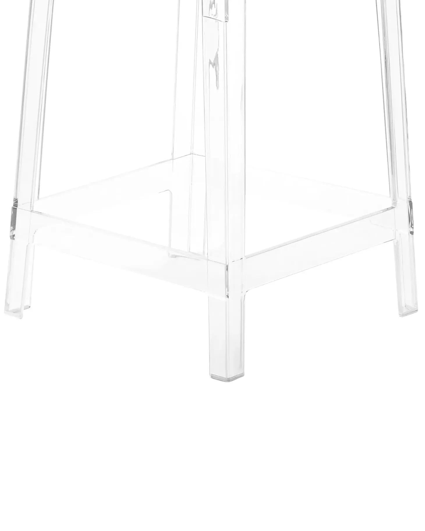 Sæt med 2 barstole WELLINGTON Transparent