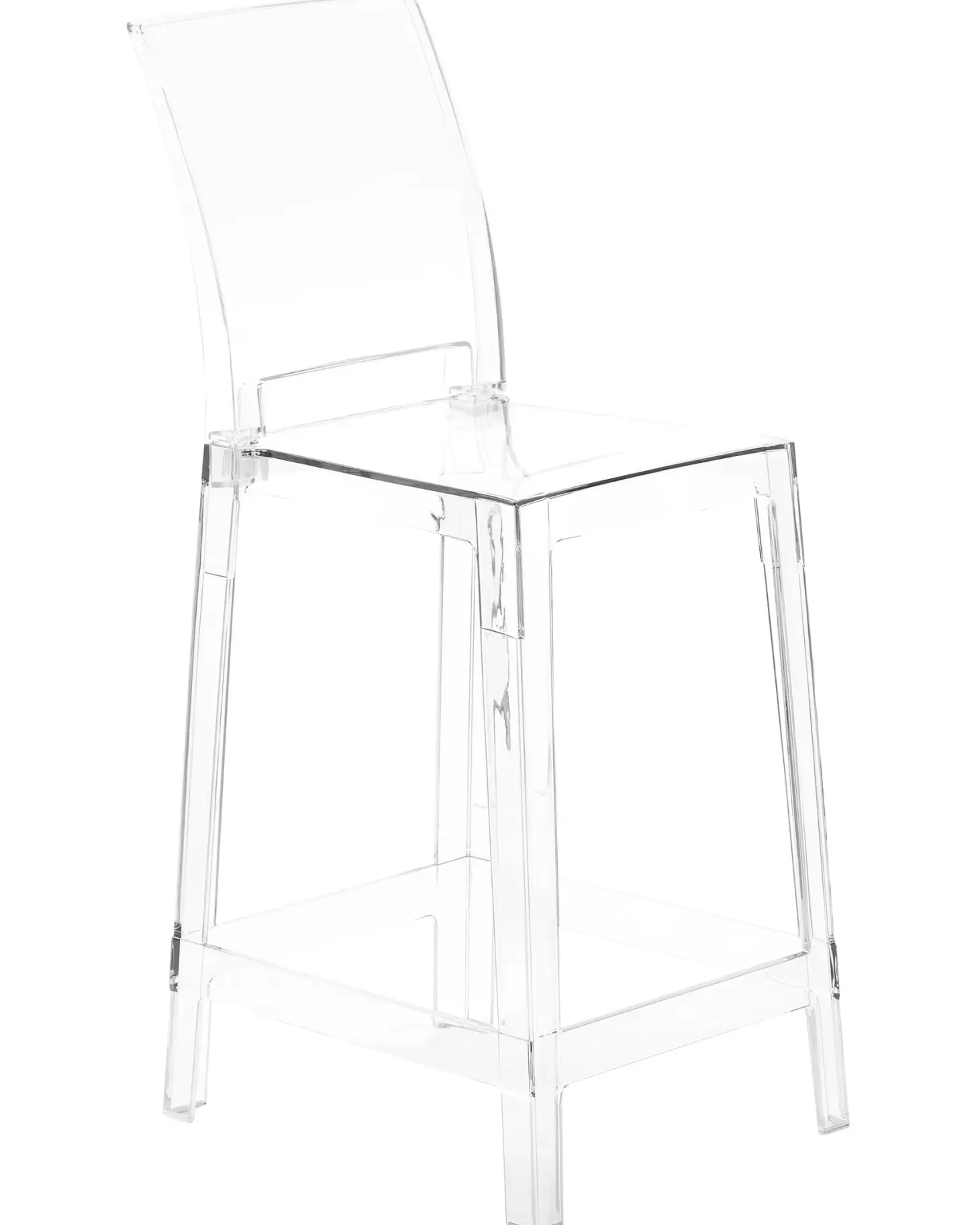 Sæt med 2 barstole WELLINGTON Transparent