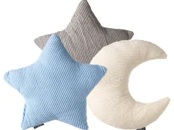 Sæt med 3 dekorative puder LUNA Fløjl 35 x 30 cm 35 x 35 cm Multifarvet Ensfarvet