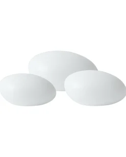 Sæt med 3 dekorative udendørs LED-lamper FARALLON Med fjernbetjening Hvid