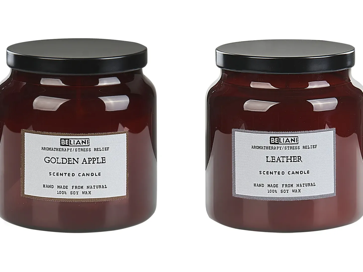 Sæt med 2 duftlys ABSOLUTE ALCHEMY Soja voks Frugtig noter Fresh notes