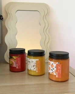 Sæt med 3 duftlys FRUITY BLOOM Soja voks Frugtig noter