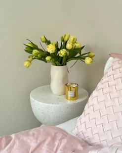 Sæt med 3 duftlys METALLIC GLAMOUR 9 cm Multifarvet