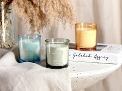 Sæt med 3 duftlys SHEER JOY Soja voks Fresh notes