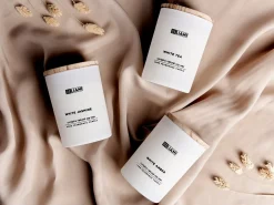 Sæt med 3 duftlys SIMPLICITY Soja voks Fresh notes Blomster noter