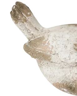 Sæt med 3 havefigurer ANGHIARI Fugl Beige