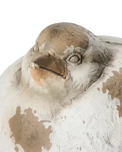 Sæt med 3 havefigurer ANGHIARI Fugl Beige