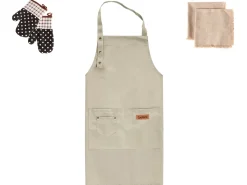 Sæt med køkkentekstiler PISUM Beige