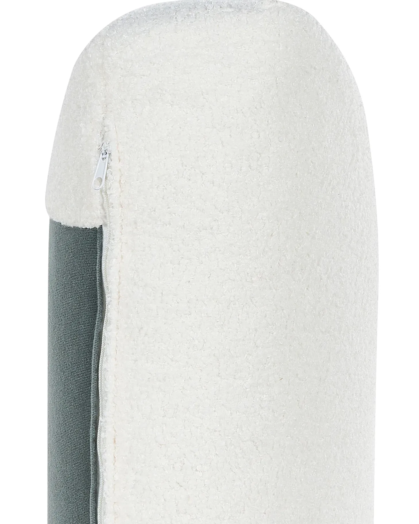 Sæt med 2 lænestole ALLA Boucle Cremehvid
