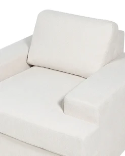 Sæt med 2 lænestole ALLA Lys Beige
